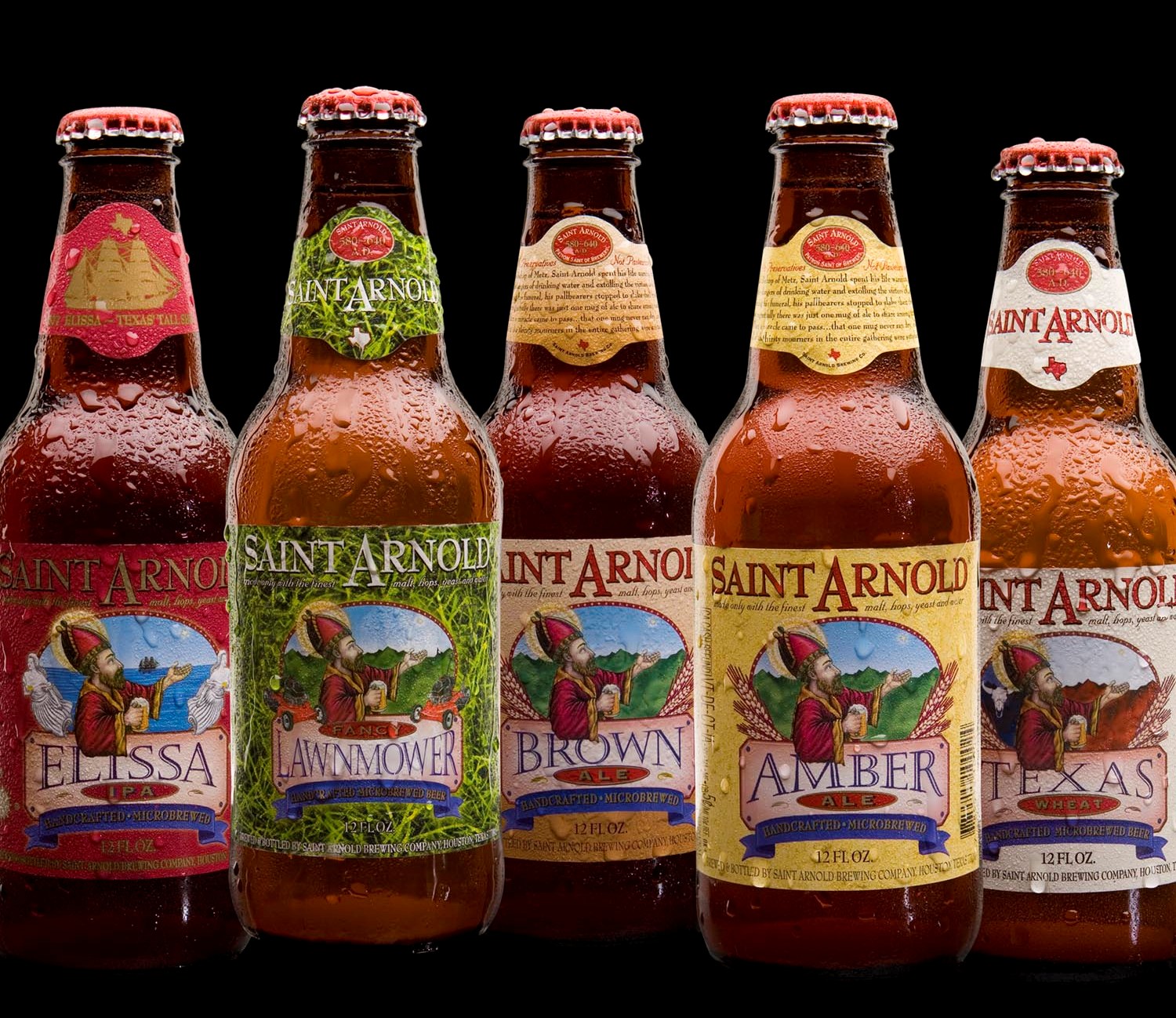 Saint Arnold Brewing's family of year-round beers