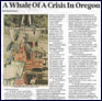 Award winning crisis pr for the oregon coast aquarium about the free willy/keiko foundation killer whale