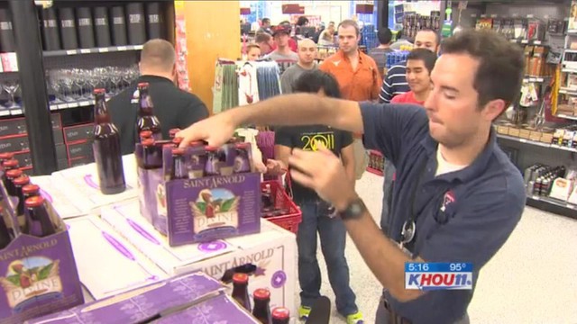 KHOU Channel 11 Coverage of Saint Arnold Divine Reserve No. 12 Launch