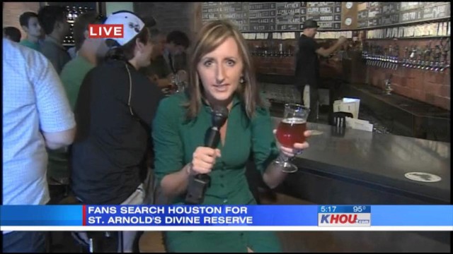 KHOU Channel 11 Coverage of Saint Arnold Divine Reserve No. 12 Launch