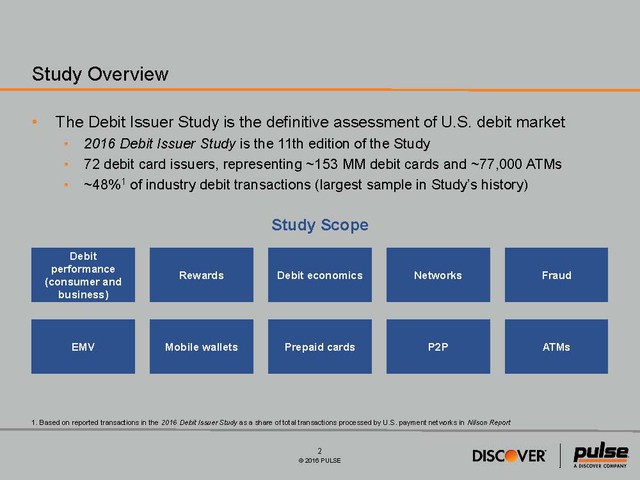 2016 Debit Issuer Study - Media Exhibit